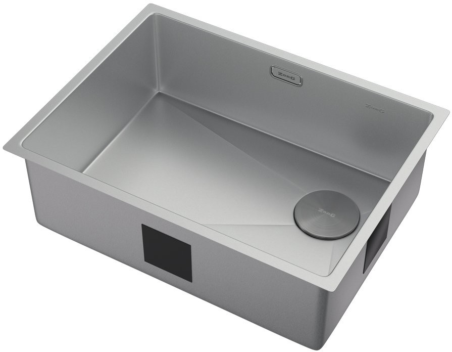 Мойка кухонная Zorg ZEROX 59 U / IF SIDE SF ZURINOX STEEL 59x44 матовая нержавеющая сталь Мойка кухонная Zorg ZEROX 59 U / IF SIDE SF ZURINOX STEEL 59x44 матовая нержавеющая сталь