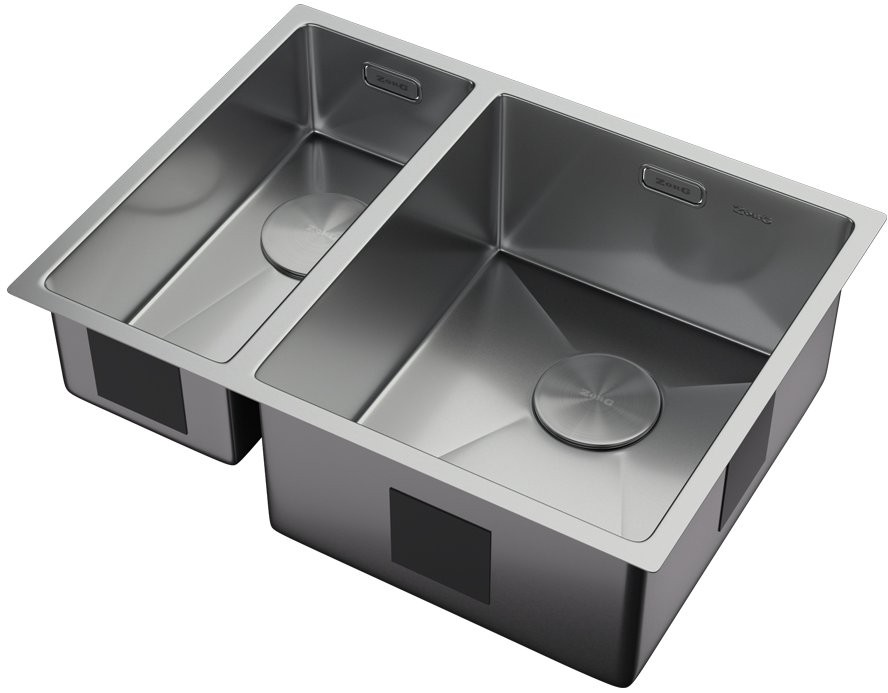 Мойка кухонная Zorg ZEROX 58-2 U / IF-L STEEL 58,5x44 матовая нержавеющая сталь Мойка кухонная Zorg ZEROX 58-2 U / IF-L STEEL 58,5x44 матовая нержавеющая сталь