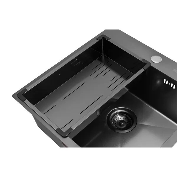 Мойка кухонная Arfeka ECO AR 550*500+CL AR G+DS AR BLACK Мойка кухонная Arfeka ECO AR 550*500+CL AR G+DS AR BLACK