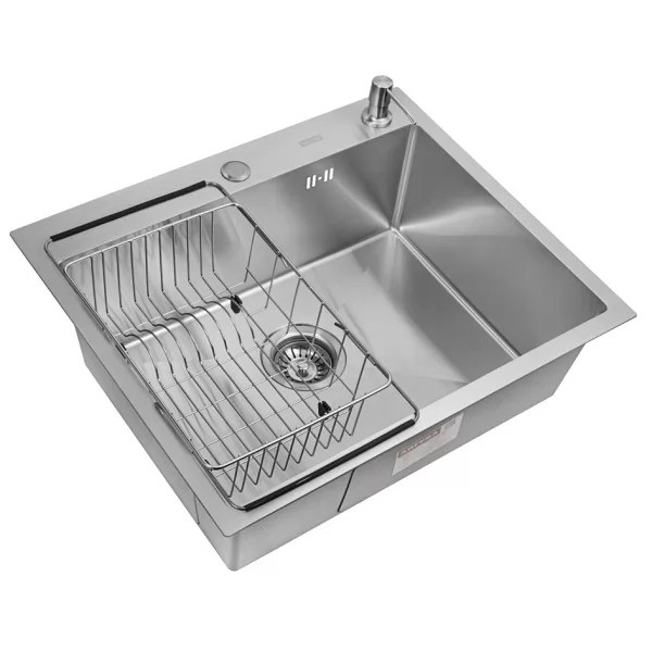 Мойка кухонная Arfeka ECO AR 600*500, коландер F, дозатор SATIN Мойка кухонная Arfeka ECO AR 600*500, коландер F, дозатор SATIN