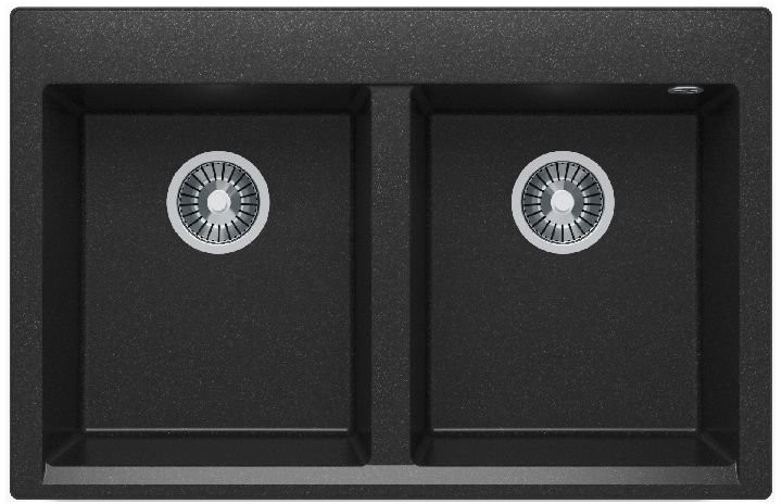 Мойка кухонная Polygran Brig 790 79x50 черный Мойка кухонная Polygran Brig 790 79x50 черный