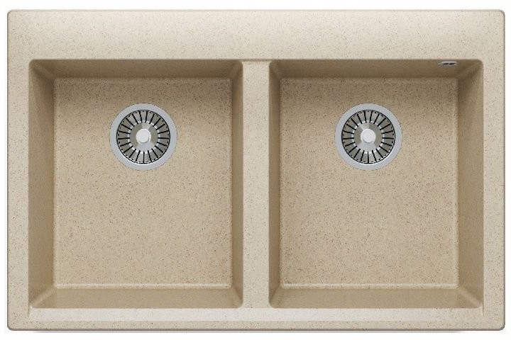 Мойка кухонная Polygran Brig 790 79x50 бежевый Мойка кухонная Polygran Brig 790 79x50 бежевый