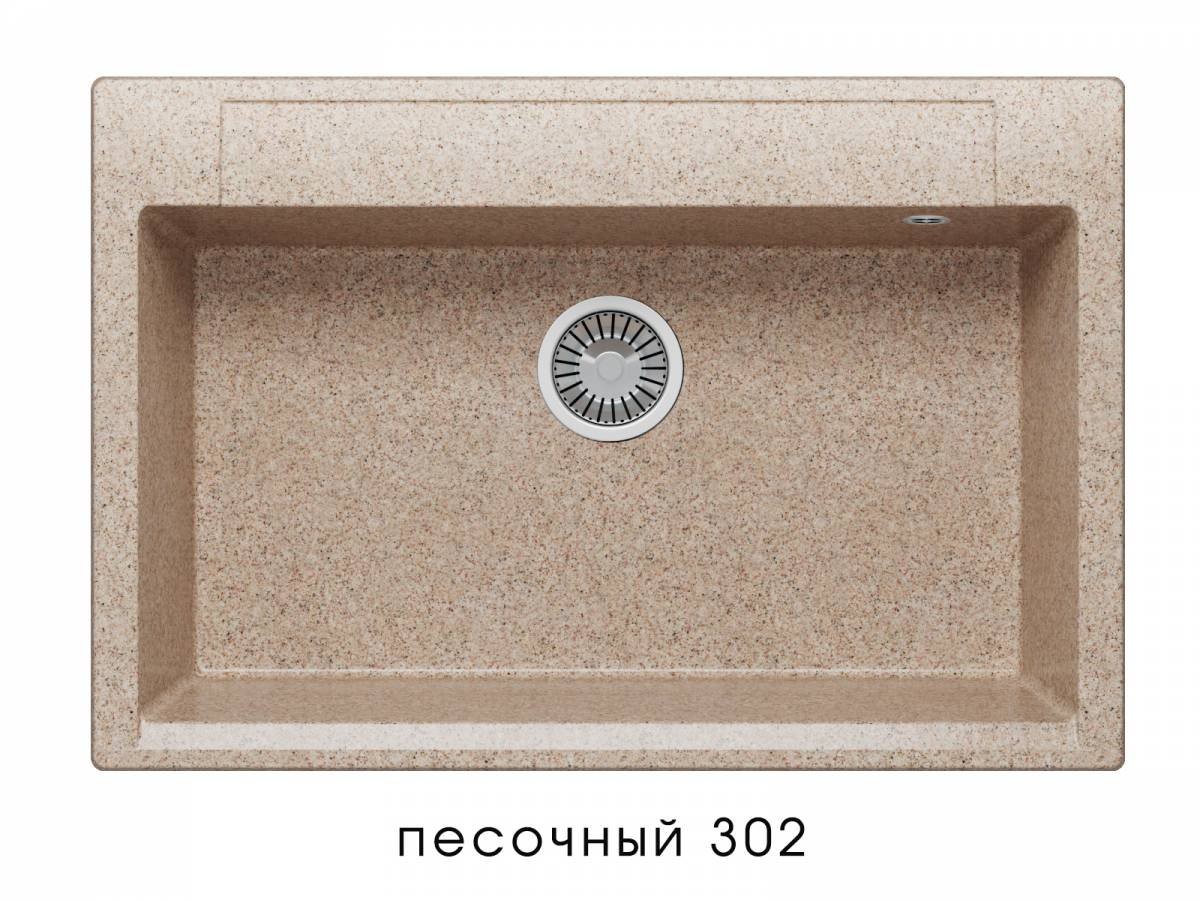 Мойка кухонная Polygran Argo-760 песочный Мойка кухонная Polygran Argo-760 песочный