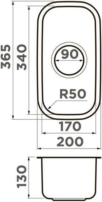 Мойка кухонная Omoikiri Omi 4997022 30x36,5 нержавеющая сталь Мойка кухонная Omoikiri Omi 4997022 30x36,5 нержавеющая сталь