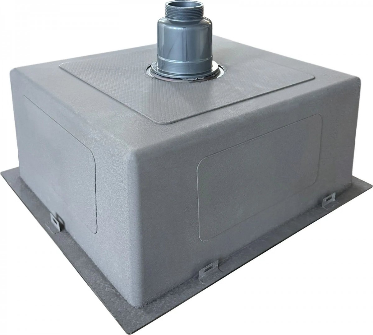 Мойка кухонная GranFest Metal 4444 PVD 44x44 графит Мойка кухонная GranFest Metal 4444 PVD 44x44 графит
