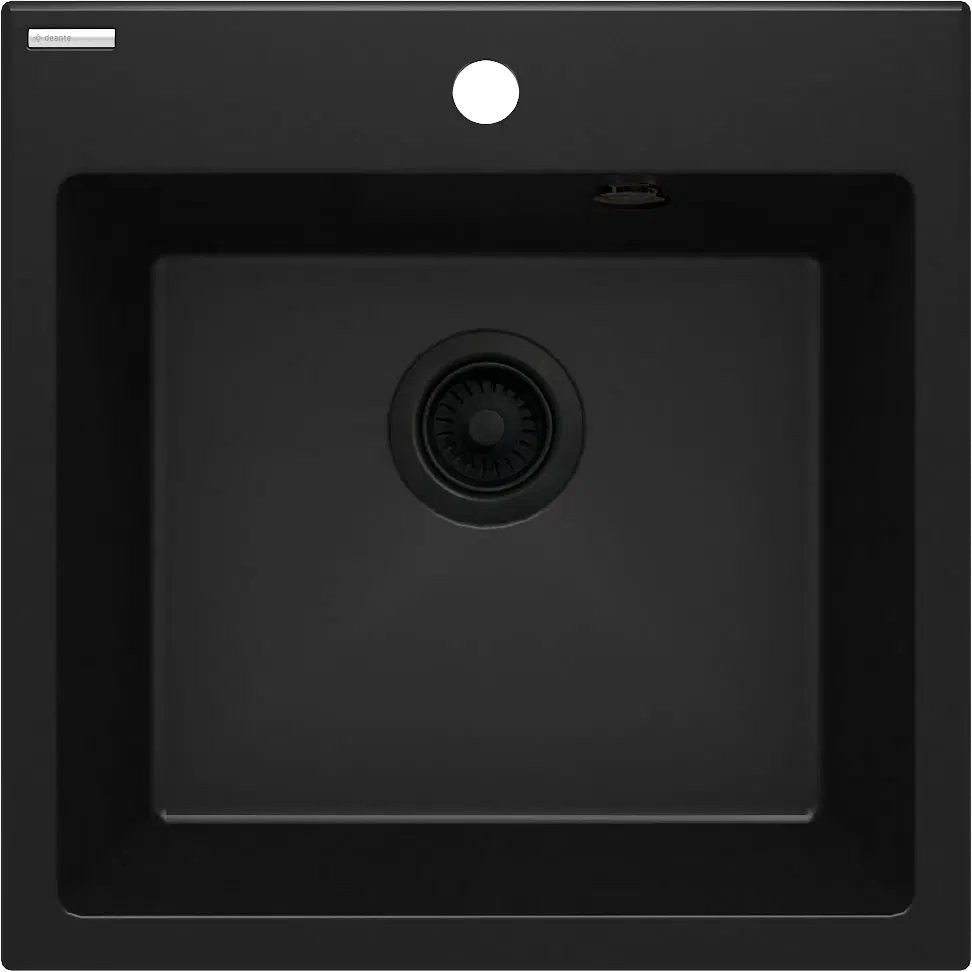 Мойка кухонная Deante Evora ZQJ_N103 50x50 черный Мойка кухонная Deante Evora ZQJ_N103 50x50 черный