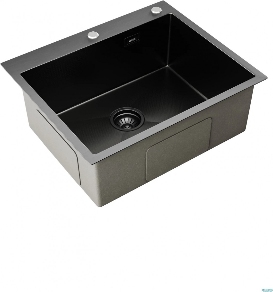Мойка кухонная Axus LS-5044BD 50x44 черный декор Мойка кухонная Axus LS-5044BD 50x44 черный декор