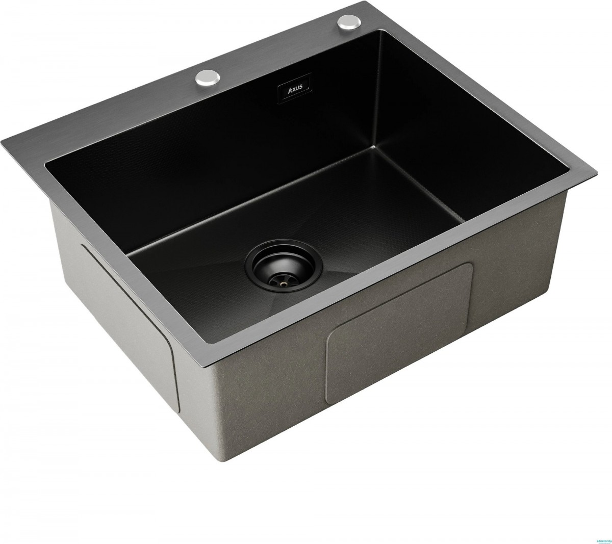 Мойка кухонная Axus LS-5044BD 50x44 черный декор Мойка кухонная Axus LS-5044BD 50x44 черный декор