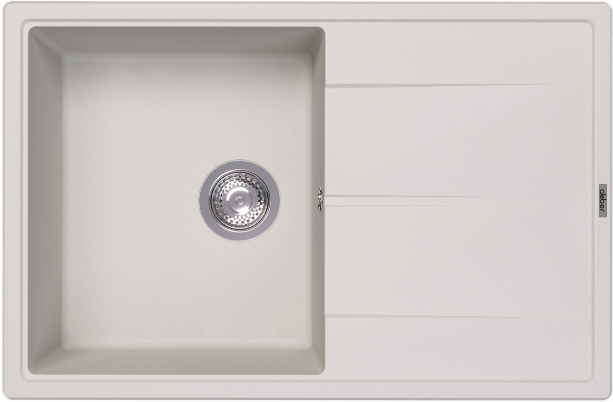 Мойка кухонная Abber Quarz AQ2904W 78x51 белый Мойка кухонная Abber Quarz AQ2904W 78x51 белый