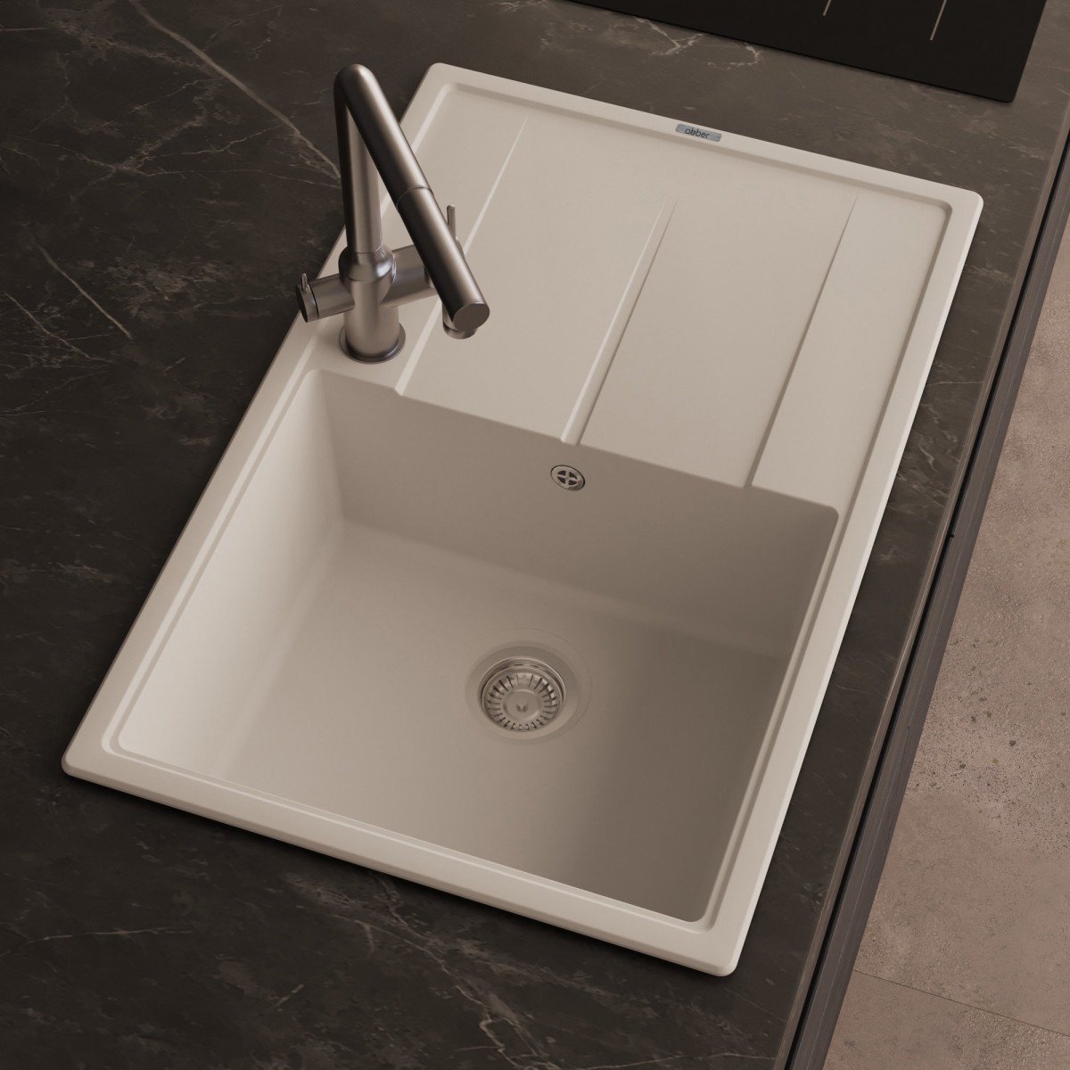 Мойка кухонная Abber Quarz AQ2904W 78x51 белый Мойка кухонная Abber Quarz AQ2904W 78x51 белый