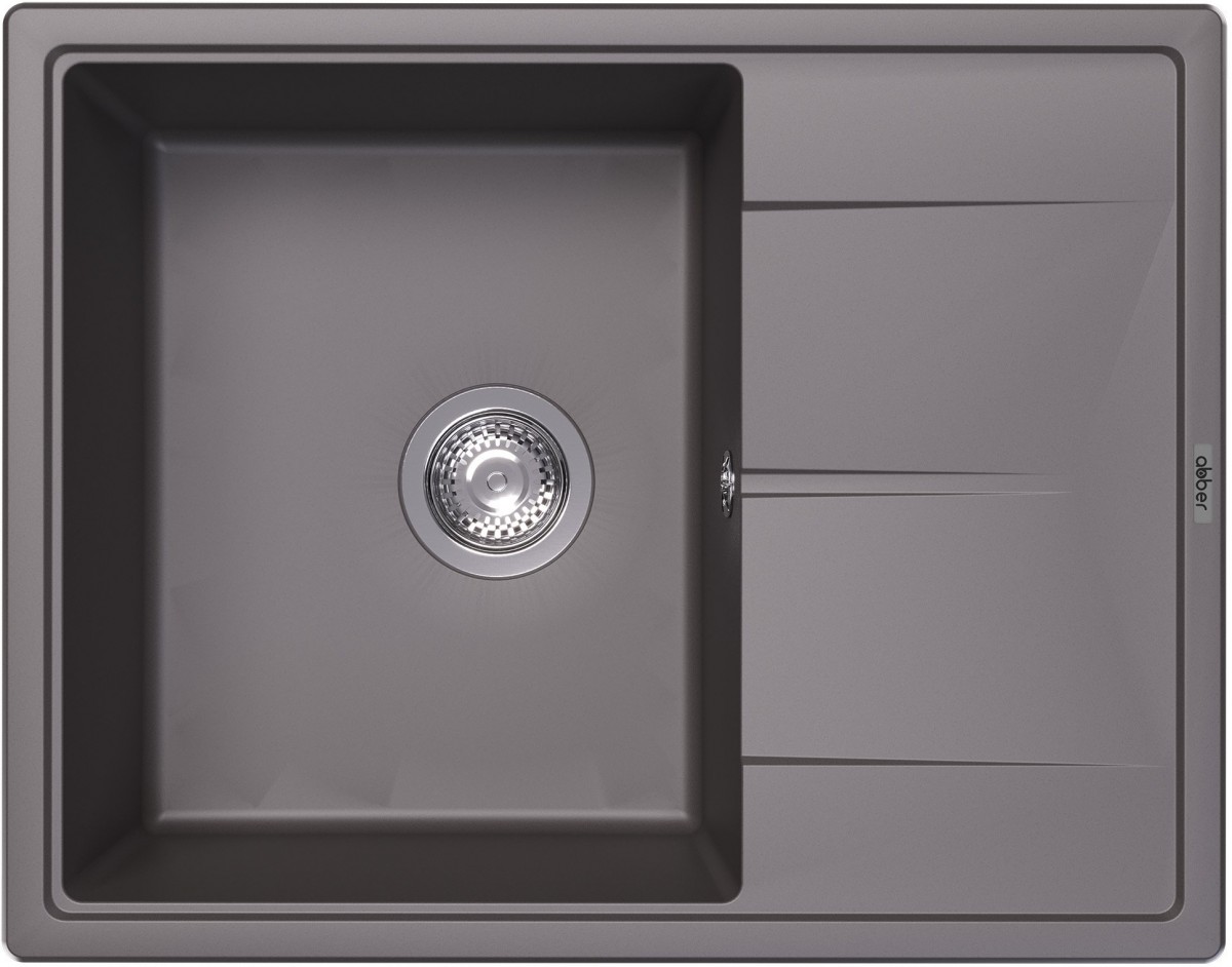 Мойка кухонная Abber Quarz AQ2903G 65x51 серый Мойка кухонная Abber Quarz AQ2903G 65x51 серый