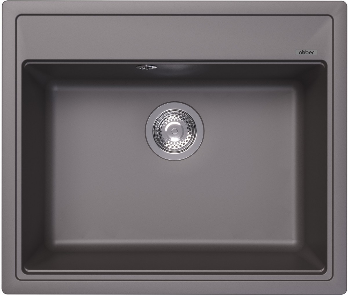 Мойка кухонная Abber Quarz AQ2902G 60x51 серый Мойка кухонная Abber Quarz AQ2902G 60x51 серый