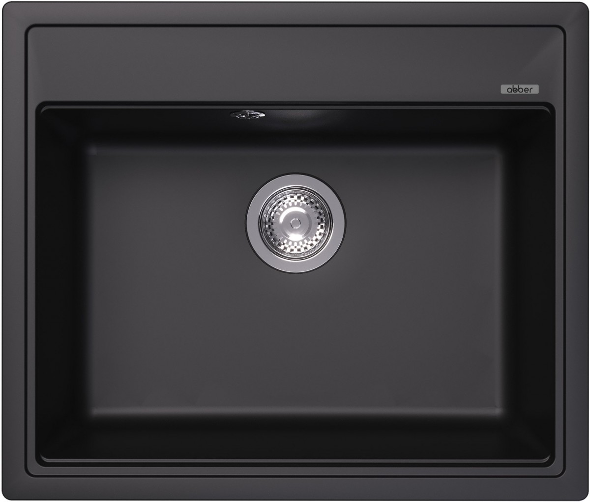 Мойка кухонная Abber Quarz AQ2902B 60x51 черный Мойка кухонная Abber Quarz AQ2902B 60x51 черный