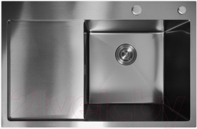 Мойка кухонная STELLAR Decor S7850NB-R-D (нано черный) Мойка кухонная STELLAR Decor S7850NB-R-D (нано черный)