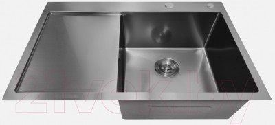 Мойка кухонная STELLAR Decor S7850NB-R-D (нано черный) Мойка кухонная STELLAR Decor S7850NB-R-D (нано черный)
