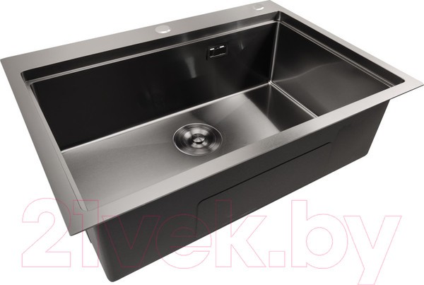 Мойка кухонная STELLAR S7050NB-A (нано черный, c доской) Мойка кухонная STELLAR S7050NB-A (нано черный, c доской)