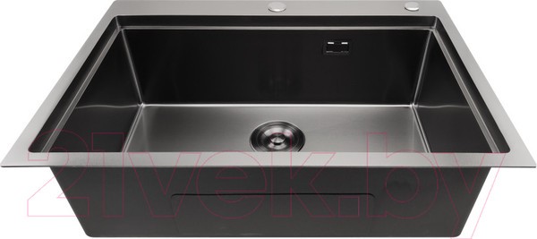 Мойка кухонная STELLAR S7050NB-A (нано черный, c доской) Мойка кухонная STELLAR S7050NB-A (нано черный, c доской)
