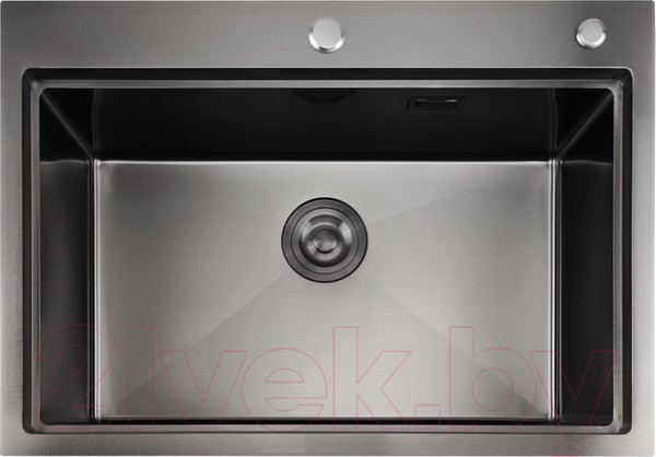 Мойка кухонная STELLAR S6050NB-A (нано черный, c доской) Мойка кухонная STELLAR S6050NB-A (нано черный, c доской)