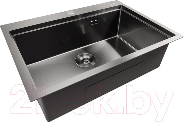 Мойка кухонная STELLAR S6050NB-A (нано черный, c доской) Мойка кухонная STELLAR S6050NB-A (нано черный, c доской)
