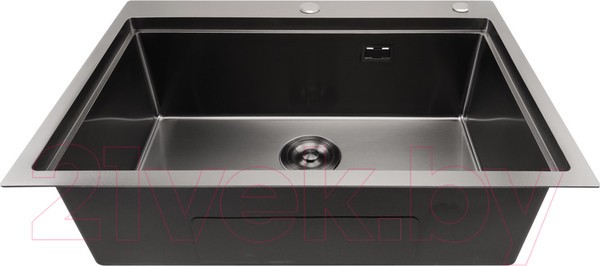 Мойка кухонная STELLAR S6050NB-A (нано черный, c доской) Мойка кухонная STELLAR S6050NB-A (нано черный, c доской)