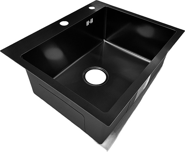 Мойка кухонная Asteria A5545NB-D (черный декор) Мойка кухонная Asteria A5545NB-D (черный декор)