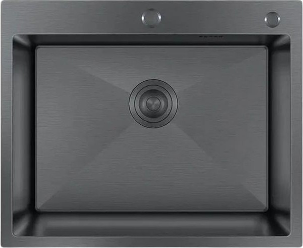 Мойка кухонная КромРус H6045B (черный) Мойка кухонная КромРус H6045B (черный)