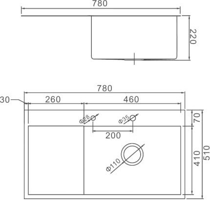 Мойка кухонная Gerhans K37851-R Мойка кухонная Gerhans K37851-R