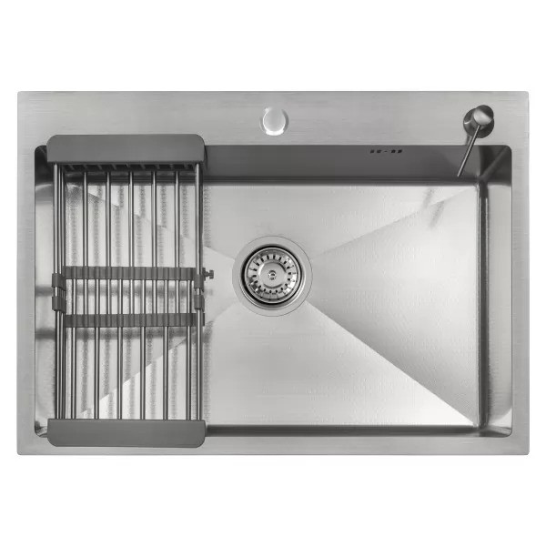 Мойка кухонная Arfeka ECO AR 700*500, коландер, дозатор SATIN DECOR Мойка кухонная Arfeka ECO AR 700*500, коландер, дозатор SATIN DECOR