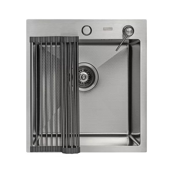 Мойка кухонная Arfeka ECO AR 450*500+RM AR+DS AR SATIN DECOR Мойка кухонная Arfeka ECO AR 450*500+RM AR+DS AR SATIN DECOR