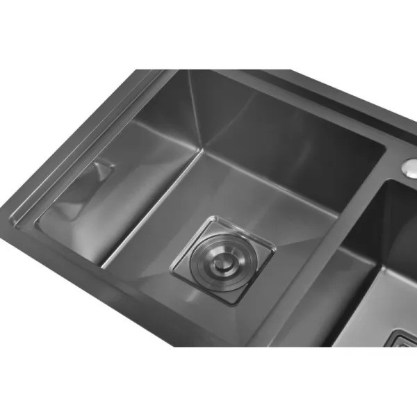 Мойка кухонная Wisent WM310048B PVD Графит Мойка кухонная Wisent WM310048B PVD Графит
