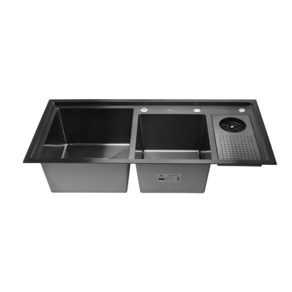 Мойка кухонная Wisent WM310048B PVD Графит Мойка кухонная Wisent WM310048B PVD Графит