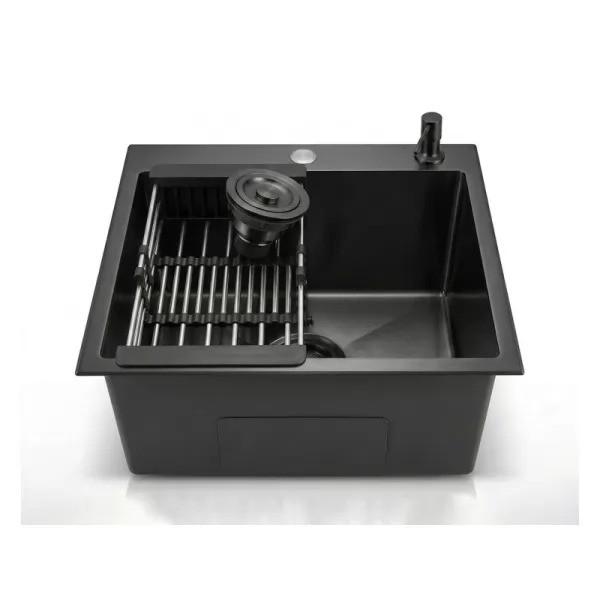 Мойка кухонная Wisent 5050BM-C Декор Зерно-Графит Мойка кухонная Wisent 5050BM-C Декор Зерно-Графит