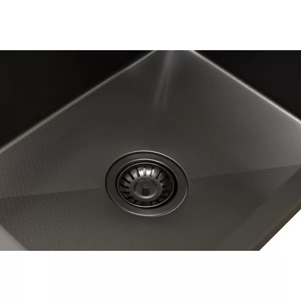 Мойка кухонная Blantek FS-5848HN Honeycomb Nano Black ECO вороненая сталь Мойка кухонная Blantek FS-5848HN Honeycomb Nano Black ECO вороненая сталь