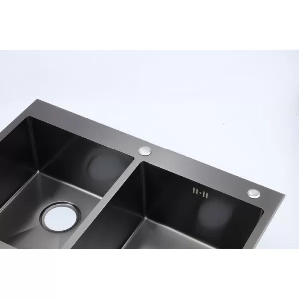Мойка кухонная Wisent 7850BM-SC Декор Зерно-Графит Мойка кухонная Wisent 7850BM-SC Декор Зерно-Графит