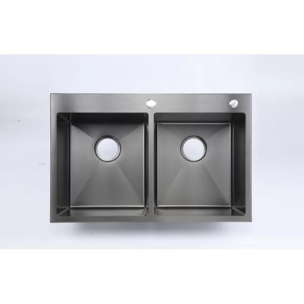 Мойка кухонная Wisent 7850BM-SC Декор Зерно-Графит Мойка кухонная Wisent 7850BM-SC Декор Зерно-Графит