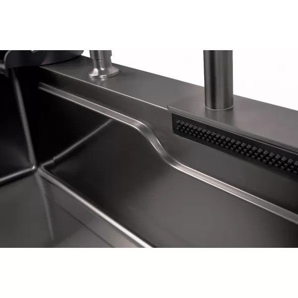 Мойка кухонная Wisent WG37546B PVD Black Мойка кухонная Wisent WG37546B PVD Black