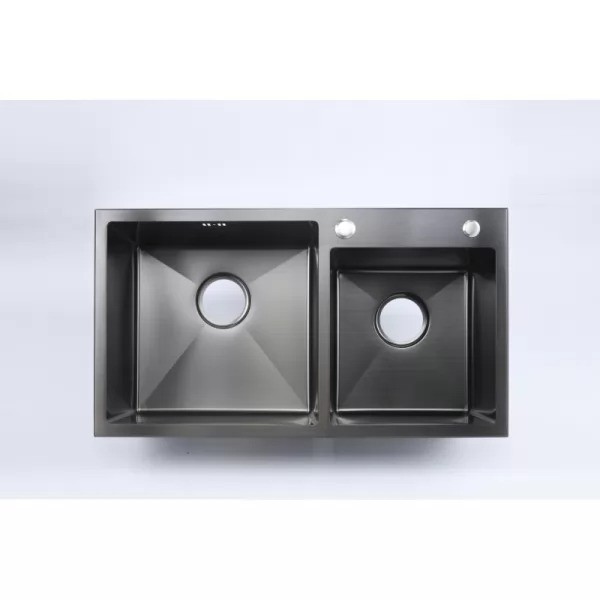 Мойка кухонная Wisent 7843BM-SC Декор Зерно-Графит Мойка кухонная Wisent 7843BM-SC Декор Зерно-Графит