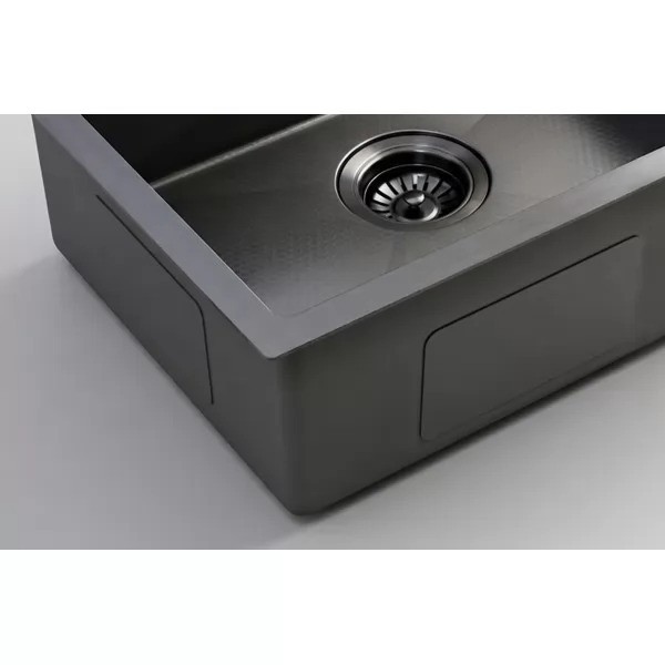 Мойка кухонная Blantek FS-5050HN Honeycomb Nano Black ECO вороненая сталь Мойка кухонная Blantek FS-5050HN Honeycomb Nano Black ECO вороненая сталь