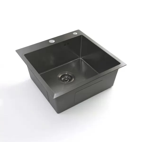 Мойка кухонная Blantek FS-5050HN Honeycomb Nano Black ECO вороненая сталь Мойка кухонная Blantek FS-5050HN Honeycomb Nano Black ECO вороненая сталь