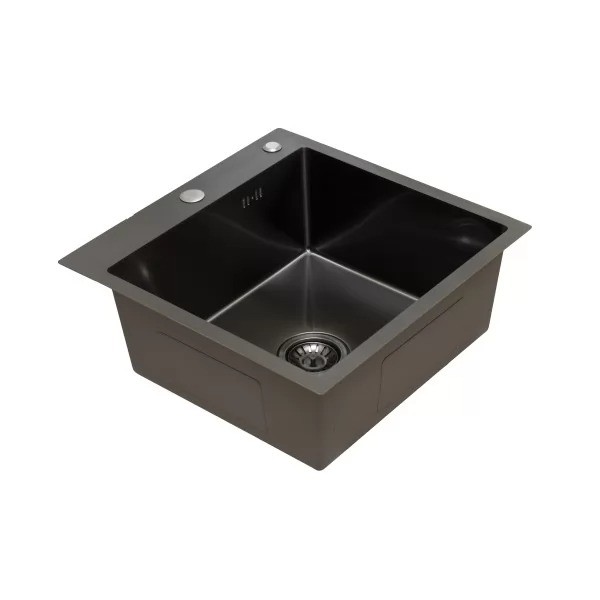 Мойка кухонная Blantek FS-5050B Nano Black ECO вороненая сталь Мойка кухонная Blantek FS-5050B Nano Black ECO вороненая сталь