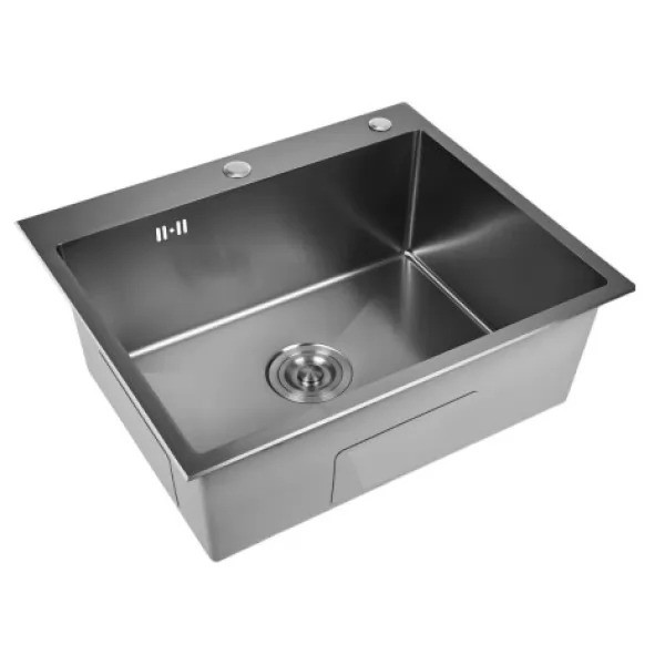 Мойка кухонная Wisent 7050BM-C Декор Зерно-Графит Мойка кухонная Wisent 7050BM-C Декор Зерно-Графит