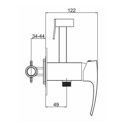 Смеситель Gappo G7207-9 Смеситель Gappo G7207-9