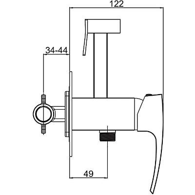 Смеситель Gappo G7207-8 Смеситель Gappo G7207-8
