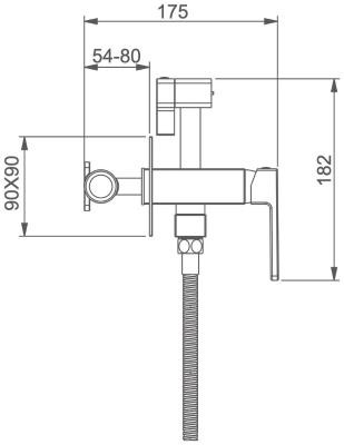 Смеситель Gappo G7217-16 (чёрный) Смеситель Gappo G7217-16 (чёрный)