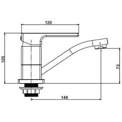 Смеситель Gappo G4517-8 Смеситель Gappo G4517-8