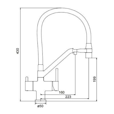 Смеситель Gappo G4398-81 (белый камень) Смеситель Gappo G4398-81 (белый камень)