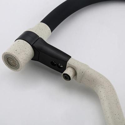 Смеситель Gappo G4398-81 (белый камень) Смеситель Gappo G4398-81 (белый камень)