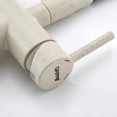 Смеситель Gappo G4398-81 (белый камень) Смеситель Gappo G4398-81 (белый камень)