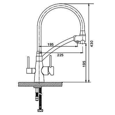 Смеситель Gappo G4398-17 Смеситель Gappo G4398-17