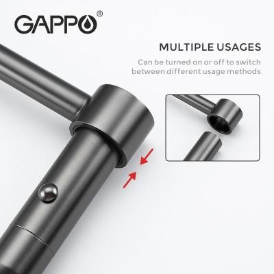 Смеситель Gappo G4398-51 (оружейная сталь) Смеситель Gappo G4398-51 (оружейная сталь)
